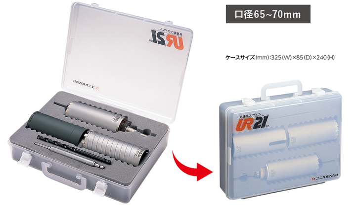 返品送料無料 ユニカ 多機能コアドリル UR21シリーズ 防塵カバー BCV-170L